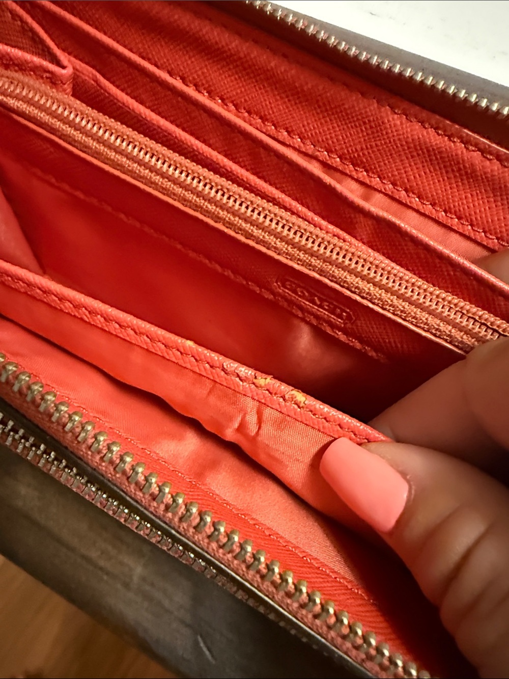 COACH Park Double Accordion Zip Wallet - Picture 7 of 8